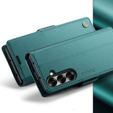 CASEME Litchi Peněženkové flipové pouzdro pro Samsung Galaxy Z Fold7 5G