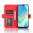 Klopové pouzdro pro Samsung Galaxy A16, Card Slot, červené