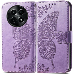 Klopové pouzdro pro Realme 12, Butterfly, fialové