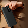 Flipové pouzdro pro Samsung Galaxy S25 Edge, Smart View Wallet, černé