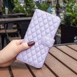 Klopové pouzdro pro Samsung Galaxy A15, Wallet, BINFEN COLOR, fialové