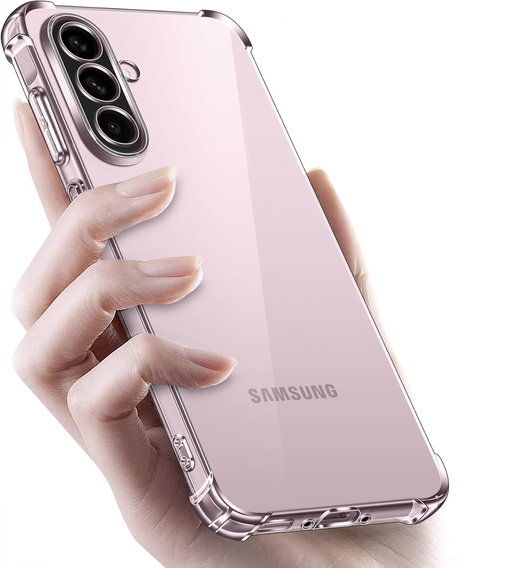 Pouzdro pro Samsung Galaxy A56, Erbord Dropproof, průhledné + sklo