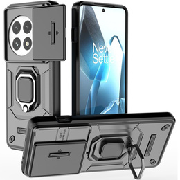 Pouzdro pro OnePlus 13, KickStand Camera Lens, černé