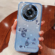 Pouzdro pro Realme 11 Pro 5G / Pro+ 5G, Glitter Flower, modré
