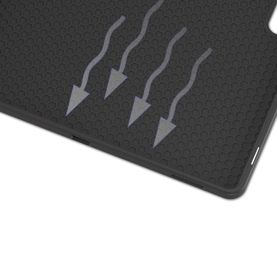 Pouzdro pro Samsung Galaxy Tab S10 Ultra, Smartcase s prostorem pro stylus, zelené