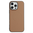 Pouzdro X-LEVEL pro iPhone 16 Pro, Magnetic Card Holder, hnědé