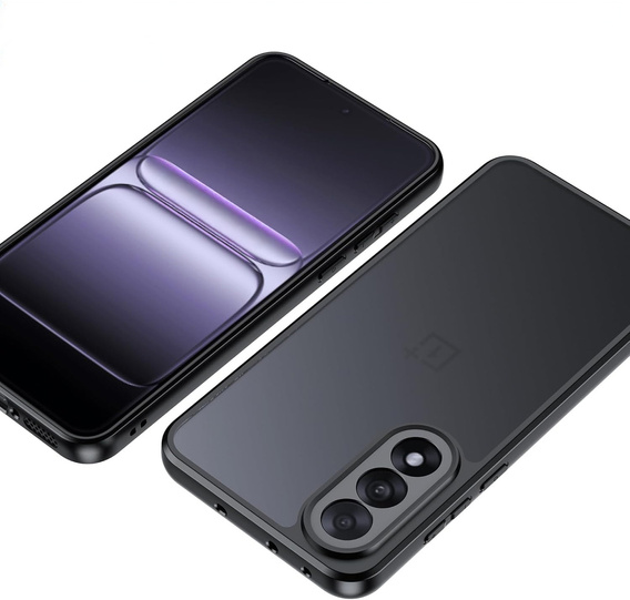 Pouzdro pro OnePlus Nord 5, Fusion Hybrid, transparentní / černé