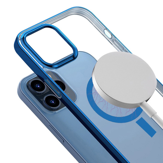Pouzdro pro iPhone 13, ERBORD Hybrid MagSafe Case, modré