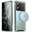 Ochranné pouzdro na fotoaparát pro Xiaomi 13T / 13T Pro, CamShield MagSafe, transparentní / zelené