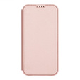 Dux Ducis pouzdro pro iPhone 17, Skin Pro, s klopou, s přihrádkou na kartu, růžové