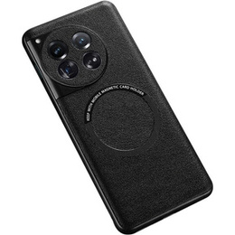 Pouzdro pro OnePlus 12 5G, Leather Hybrid MagSafe, černé