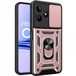 Pouzdro pro Realme C53 4G, CamShield Slide, růžové rose gold