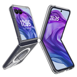 Pouzdro pro Motorola Razr 60 Ultra, Fusion Hybrid, pro MagSafe, průhledné