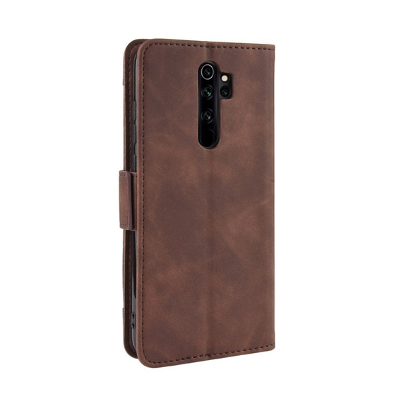 Klopové pouzdro pro Xiaomi Redmi Note 8 Pro, Card Slot, hnědé