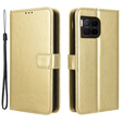 Klopové pouzdro pro T Phone 2 Pro 5G, Crazy Horse Wallet, zlaté