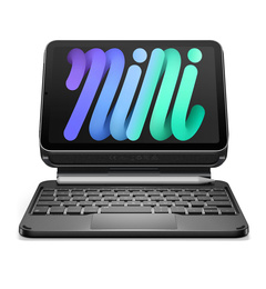 Pouzdro s klávesnicí pro iPad mini 8,3" 2021 (6. generace) / iPad mini 8,3" 2024 (7. generace), Dexnor Magnetic Keyboard Touchpad, černé