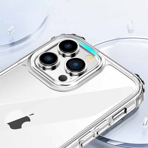 Pouzdro pro iPhone 14 Pro, Shockproof, s fólií, průhledné