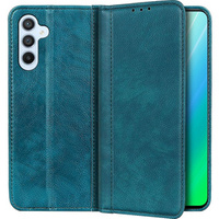 Flipové pouzdro pro Samsung Galaxy A34 5G, Split Leather, zelené