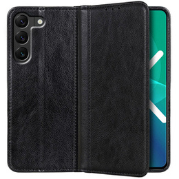 Pouzdro pro Samsung Galaxy S22 5G, Wallet Litchi Leather, černé