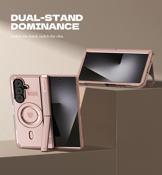 Pouzdro Dexnor Magnetic s dvojitými stojánky pro Samsung Galaxy Z Fold7