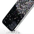 Pouzdro pro Samsung Galaxy A71 5G, Glittery, černé