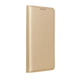Pouzdro pro Xiaomi Redmi Note 12s, Smart Magnet, zlaté + sklo 9H