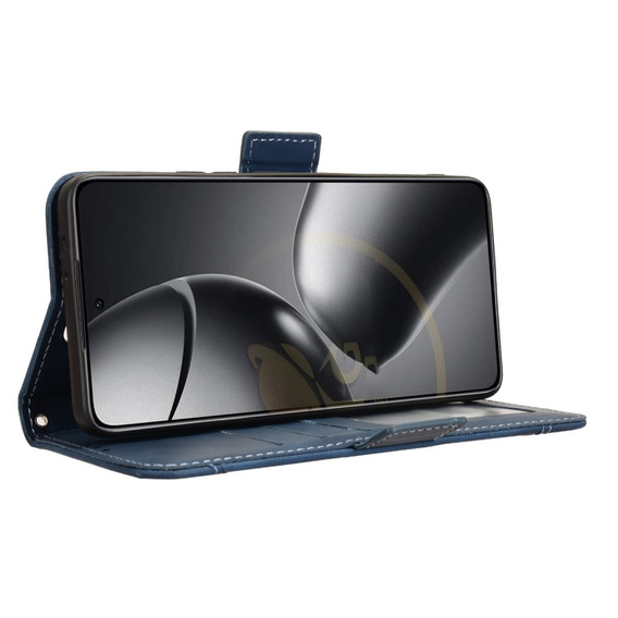 Klopové pouzdro pro Xiaomi 14T, Card Slot, námořnicky modré