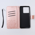 Klopové pouzdro pro Xiaomi 13T / 13T Pro, Butterfly, růžové rose gold