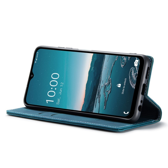 Pouzdro CASEME pro Samsung Galaxy M33 5G, Leather Wallet Case, modré