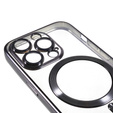Pouzdro pro iPhone 14 Pro, Electro MagSafe, černé + sklo na displej