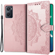 Klopové pouzdro pro Realme 9i / Oppo A96, Mandala, růžové rose gold