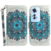 Klopové pouzdro pro Oppo Reno 11F 5G, Wallet, Mandala Flower