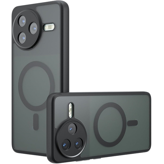 Pouzdro pro Xiaomi Poco F7 Pro, pro MagSafe, ERBORD Matt Case, černý