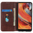 Pouzdro pro Samsung Galaxy A26, Wallet Litchi Leather, hnědé