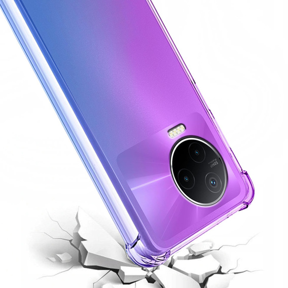 Pouzdro pro Infinix Note 12 2023, Gradient Dropproof, Fialová / modrá