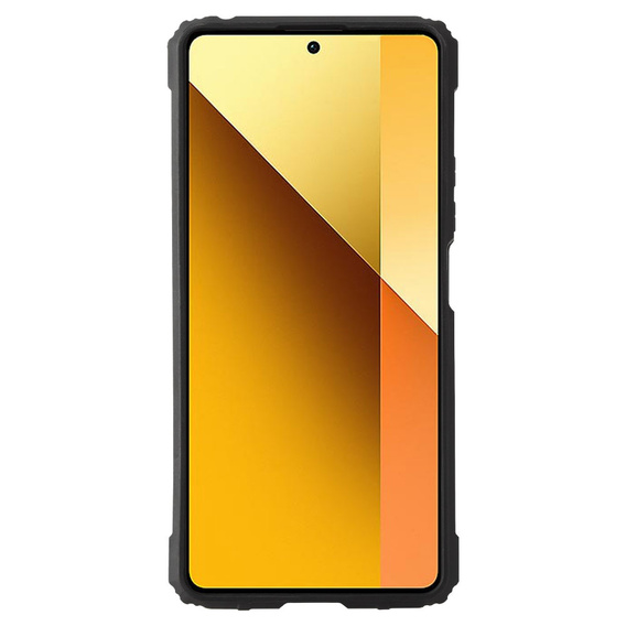 Pancéřové pouzdro pro Xiaomi Redmi Note 13 5G, CamShield Slide, černé + tvrzené sklo 9H
