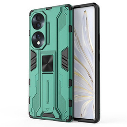 Pouzdro pro Honor 70 5G, Military kickstand, zelené