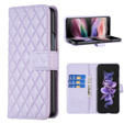 Klopové pouzdro pro Samsung Galaxy Z Fold6 5G, Wallet, BINFEN COLOR, fialové