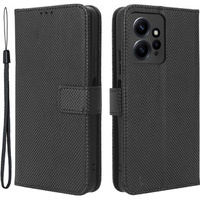 Klopové pouzdro pro Xiaomi Redmi Note 12 4G, Wallet Smart Magnet, černé