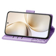 Klopové pouzdro pro Realme 14 Pro 5G, Butterfly, fialové