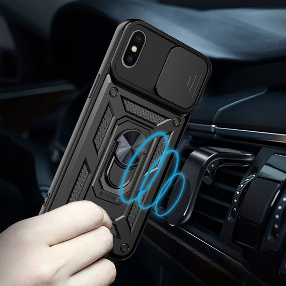 Pouzdro pro iPhone XR, CamShield Slide, černé