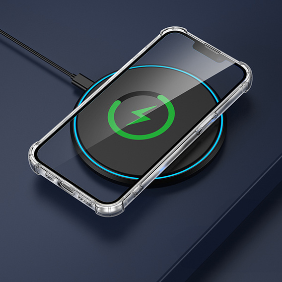 Pouzdro pro iPhone 16E, Erbord Dropproof, průhledné + sklo