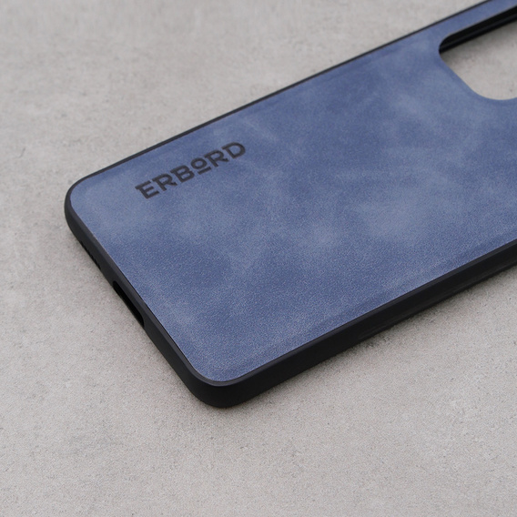 Pouzdro pro Samsung Galaxy A53, ERBORD Business, s držákem do auta, modré