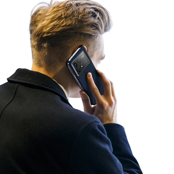 Pouzdro Dux Ducis pro Xiaomi Poco F6 Pro, Skinpro, námořnicky modré