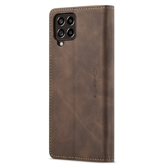 Pouzdro CASEME pro Samsung Galaxy M33 5G, Leather Wallet Case, hnědé