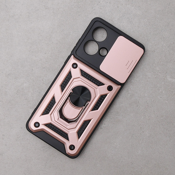 Pouzdro pro Motorola Edge 40 Neo, CamShield Slide, růžové rose gold
