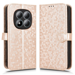 Pouzdro s klopou Wallet Rhombus pro Xiaomi Redmi Note 15 Pro Plus 5G / Poco M8 Pro 5G