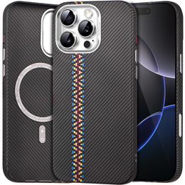 Pouzdro pro iPhone 16 Pro Max, Carbon Fiber MagSafe, černé