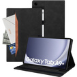 Pouzdro pro Samsung Galaxy Tab A9+, Classic, s prostorem pro stylus, černé
