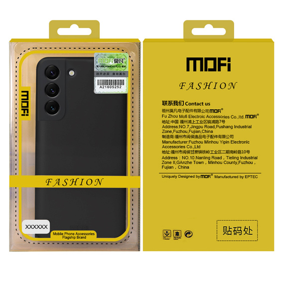Pouzdro MOFI Slim pro Samsung Galaxy S22 5G, černé